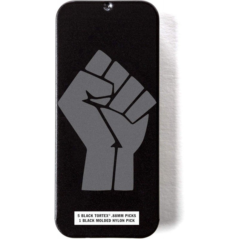 BLMT03 Black Lives Matter Медиаторы 6шт, толщина 0,88мм, черные, Dunlop BLMT03 Black Lives Matter Медиаторы 6шт, толщина 0,88мм, черные, Dunlop
