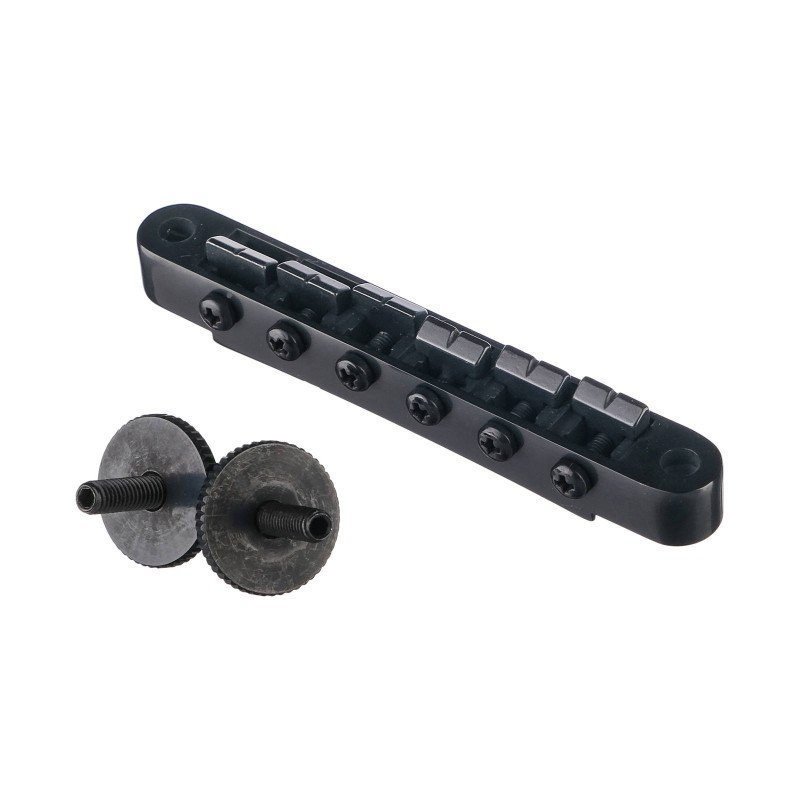 BM011-BK Бридж Tune-O-Matic, черный, Paxphil