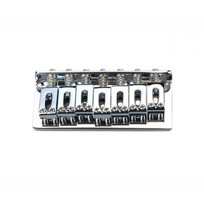 BN071-CR Бридж (струнодержатель) для 7-струнной гитары, хром, Paxphil