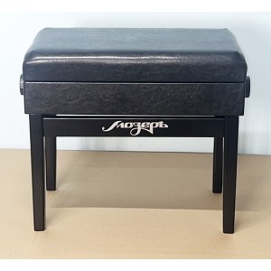 BPM-50/BK Банкетка для пианино или рояля деревянная, черная, Мозеръ