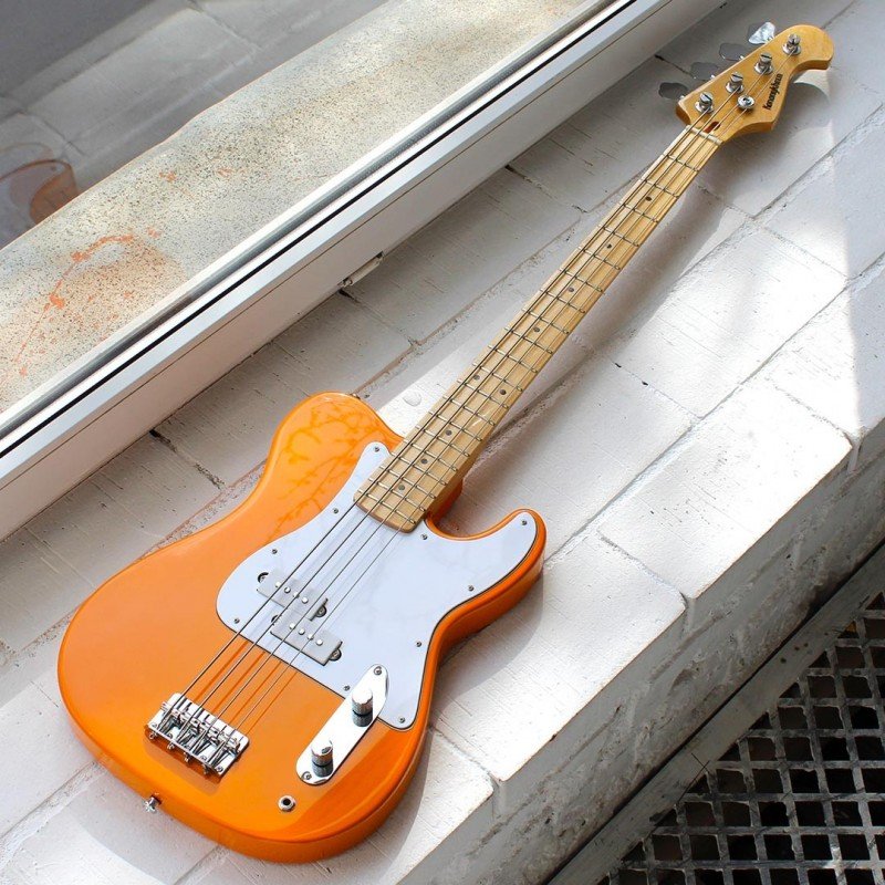 BREED-42-bass Бас-гитара, оранжевая, Kononykheen Guitars