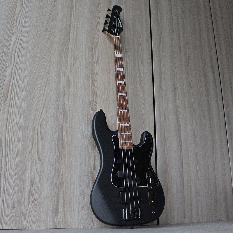 BREED-55-bass Бас-гитара, черная, Kononykheen Guitars