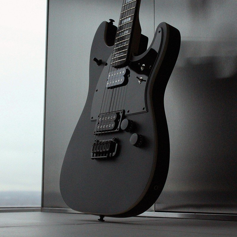 BREED-56-BK Электрогитара, черная, Kononykheen Guitars