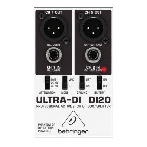 Behringer DI20 Директ-бокс Behringer DI20 Директ-бокс
