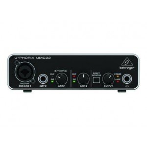 Behringer UMC22 USB аудио интерфейс Behringer UMC22 USB аудио интерфейс