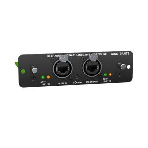 Behringer WING-DANTE Карта DANTE для цифрового микшерного пульта Behringer WING-DANTE Карта DANTE для цифрового микшерного пульта