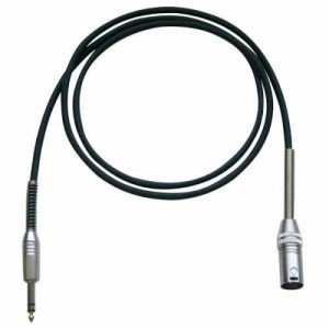 Bespeco IROMS900PBK Кабель готовый микрофонный XLR3MXM-JACK 6.3 stereo