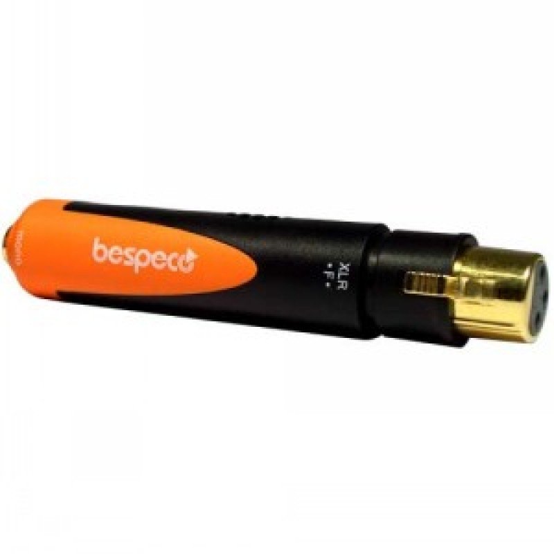 Bespeco SLAD120 Переходник XLR3F / 6,3 mm mono jack F Bespeco SLAD120 Переходник XLR3F / 6,3 mm mono jack F