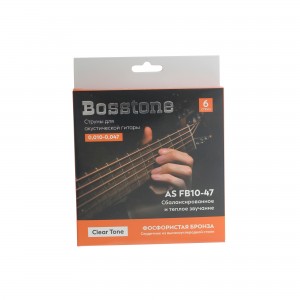 Bosstone AS B10-47 Струны для акустической гитары бронза 80/20 в вакуумной упаковке