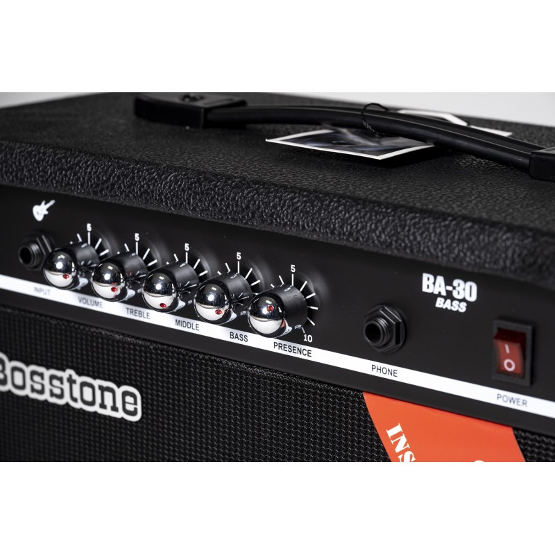 Bosstone BA-30W Black Комбоусилитель басовый