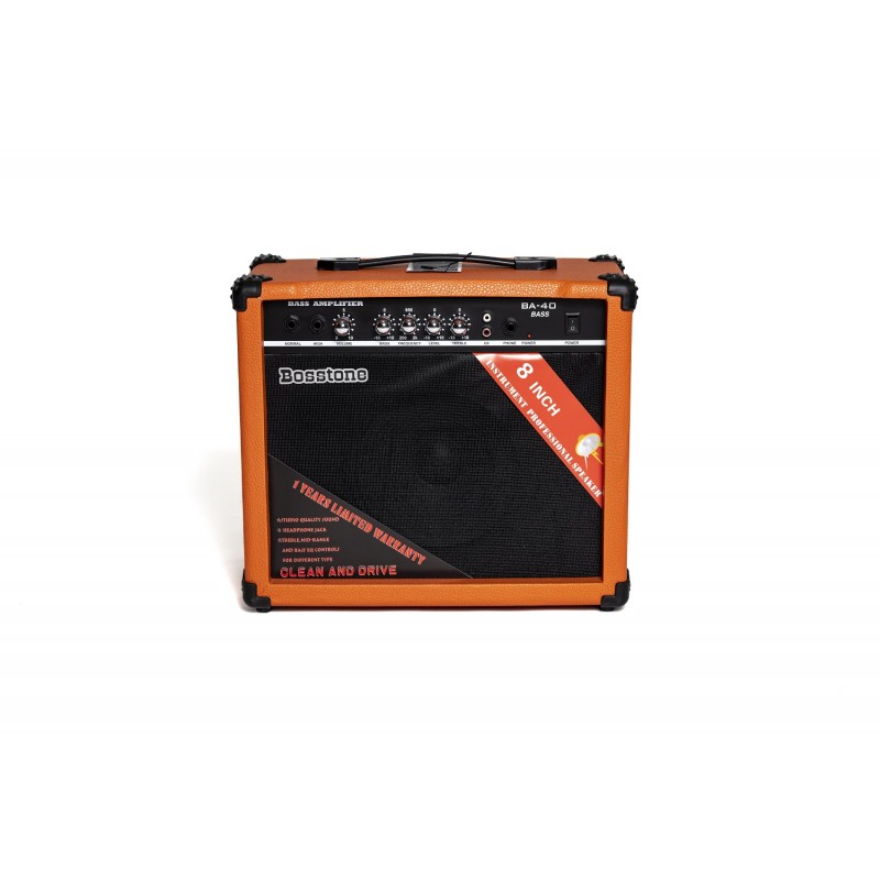 Bosstone BA-40W Orange Комбоусилитель басовый