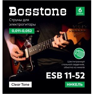 Bosstone ESB 11-52 Струны для электрогитары из стали с никелевым покрытием