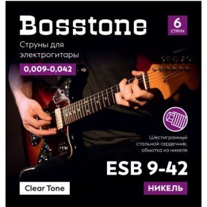 Bosstone ESB 9-42 Струны для электрогитары из стали с никелевым покрытием