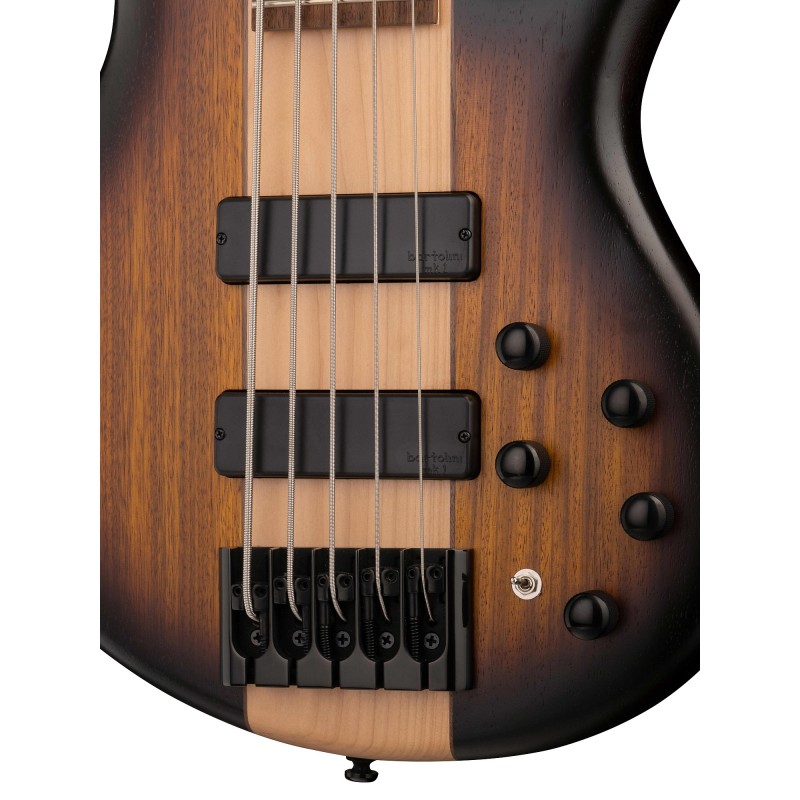 C5-Plus-ZBMH-OTAB Artisan Series Бас-гитара, 5-ти струнная, табако санберст, Cort