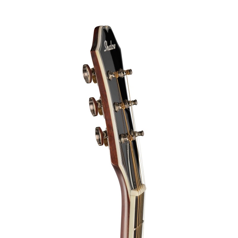 CA-44B Электро-акустическая гитара, черная, Shadow