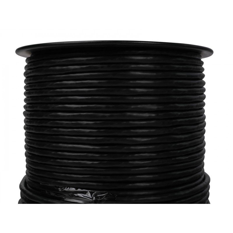 CAT6UBK-100 Кабель цифровой CAT6U/UTP, черный, 100м, Feby Cable