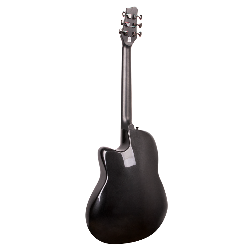 CE-2021-CF Электро-акустическая гитара, чёрная,Smiger