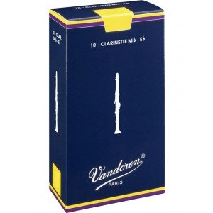 CR112 Трости для кларнета Eb Традиционные №2 (10шт) Vandoren CR112 Трости для кларнета Eb Традиционные №2 (10шт) Vandoren