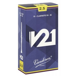 CR8025 V21 Трости для кларнета Bb, №2.5, 10шт, Vandoren