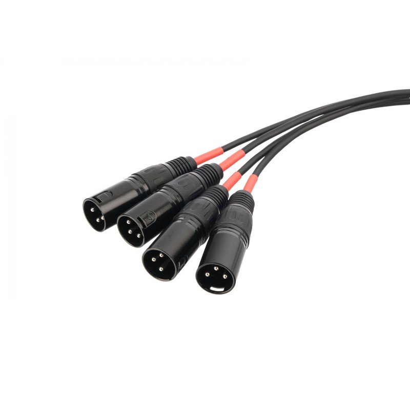 CXA031 DMX кабель, 4хXLR(3p)male - RJ-45, Soundking