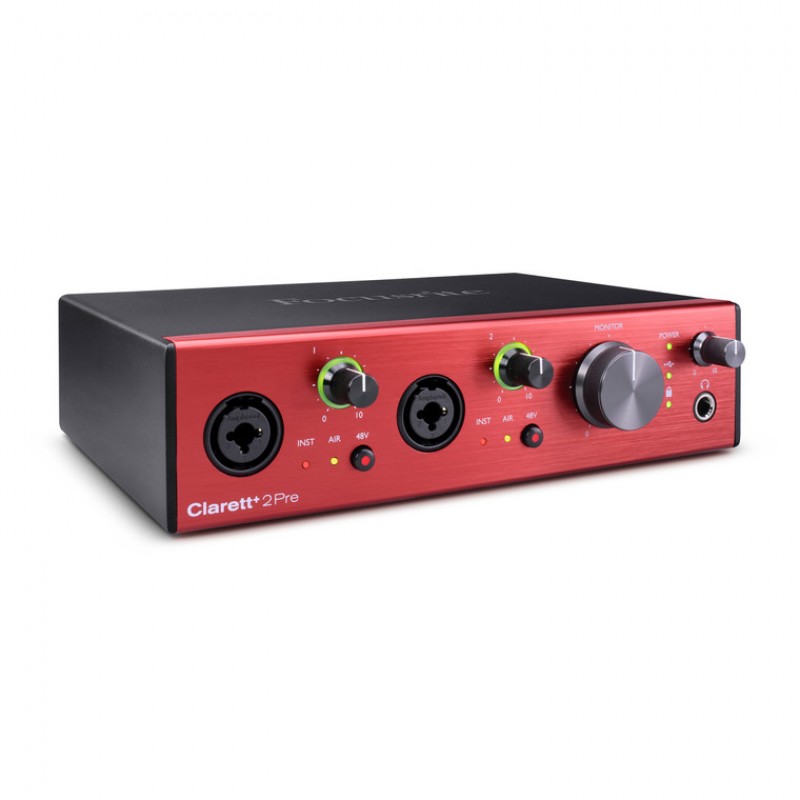 Clarett+2Pre Аудио интерфейс USB, 2 входа-4 выхода, Focusrite