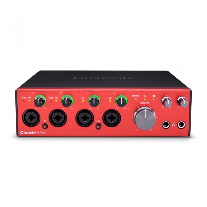 Clarett+4Pre Аудио интерфейс USB, 8 входов-4 выхода, Focusrite