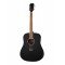 D-Black-43 Гитара акустическая, черная, Кунгурская Акустика