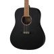 D-Black-43 Гитара акустическая, черная, Кунгурская Акустика