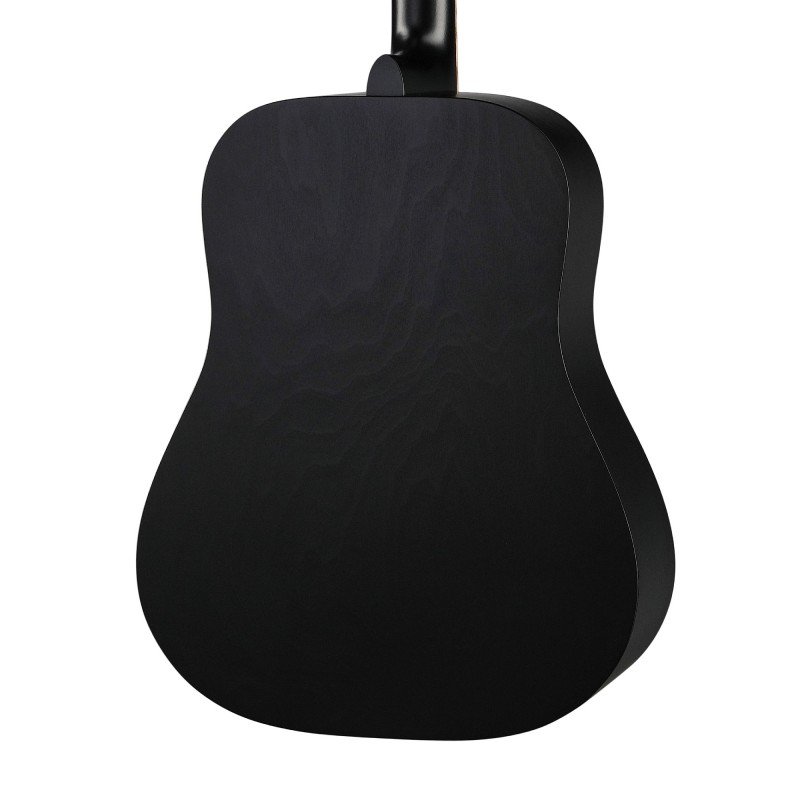 D-Black-43 Гитара акустическая, черная, Кунгурская Акустика