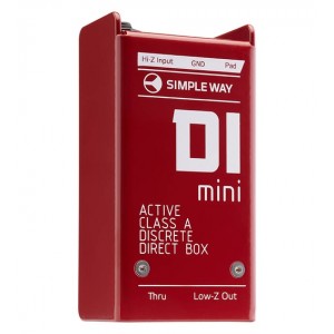 D1mini Дибокс, преобразователь сигнала для гитары, активный, Simpleway Audio
