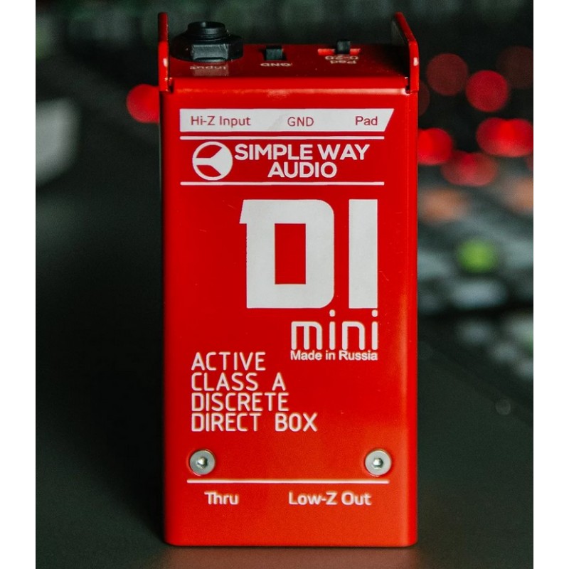 D1mini D.I. Box Дибокс, преобразователь сигнала для гитары, активный, Simpleway Audio