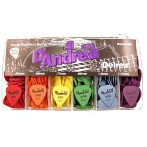 D351 Formula Delrex Коробка медиаторов 432шт, 6 толщин, D'Andrea D351 Formula Delrex Коробка медиаторов 432шт, 6 толщин, D'Andrea