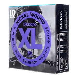 D'Addario EXL11510P Набор из 10 комплектов струн D'Addario EXL11510P Набор из 10 комплектов струн