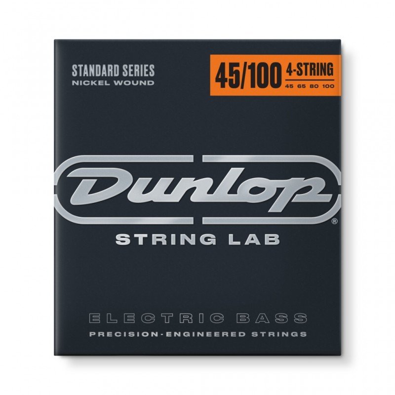 DBN45100 Комплект струн для бас-гитары, никелированные, Medium Light, 45-100, Dunlop DBN45100 Комплект струн для бас-гитары, никелированные, Medium Light, 45-100, Dunlop