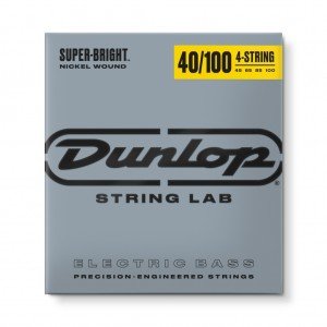 DBSBN40100 Super Bright Комплект струн для бас-гитары, никелированные, Light, 40-100, Dunlop DBSBN40100 Super Bright Комплект струн для бас-гитары, никелированные, Light, 40-100, Dunlop