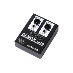 DI20 D.I. Box Дибокс, Преобразователь сигнала для гитары, активный, N-Audio
