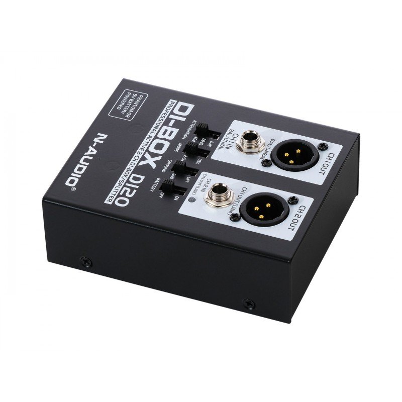 DI20 D.I. Box Дибокс, Преобразователь сигнала для гитары, активный, N-Audio