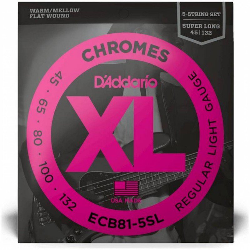 D'ADDARIO ECB 81-5SL - Струны для бас-гитары 5 струнной Даддарио