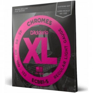 D'ADDARIO ECB 81-5 - Струны для бас-гитары 5 струнной Даддарио D'ADDARIO ECB 81-5 - Струны для бас-гитары 5 струнной Даддарио