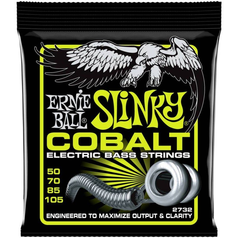 ERNIE BALL 2732 Cobalt Slinky Regular 50-105 - Струны для бас-гитары Эрни Болл