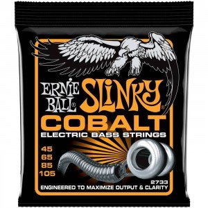 ERNIE BALL 2733 Cobalt Slinky Hybrid 45-105 - Струны для бас-гитары Эрни Болл ERNIE BALL 2733 Cobalt Slinky Hybrid 45-105 - Струны для бас-гитары Эрни Болл
