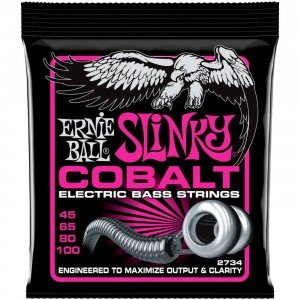 ERNIE BALL 2734 Cobalt Slinky Super 45-100 - Струны для бас-гитары Эрни Болл ERNIE BALL 2734 Cobalt Slinky Super 45-100 - Струны для бас-гитары Эрни Болл