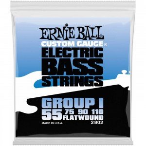 ERNIE BALL 2802 Flatwound 55-110 - Струны для бас-гитары Эрни Болл ERNIE BALL 2802 Flatwound 55-110 - Струны для бас-гитары Эрни Болл