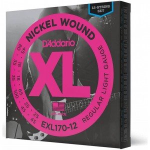 D'ADDARIO EXL170 12 - Струны для 12 струнной электрогитары Даддарио D'ADDARIO EXL170 12 - Струны для 12 струнной электрогитары Даддарио
