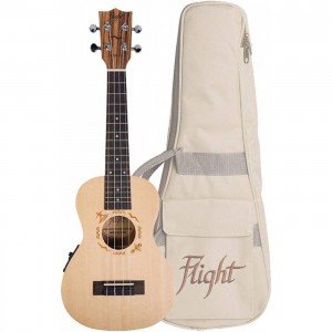 FLIGHT DUC525 EQ SP/ZEB - Укулеле концерт Флайт FLIGHT DUC525 EQ SP/ZEB - Укулеле концерт Флайт