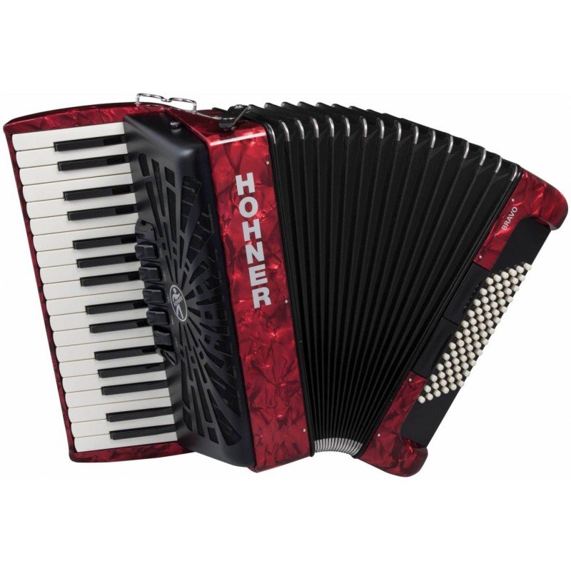 HOHNER Bravo III 72 red - Аккордеон 3/4 Хонер