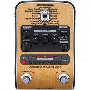 ZOOM AC-2 - Процессор эффектов для акустической гитары Зум ZOOM AC-2 - Процессор эффектов для акустической гитары Зум
