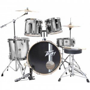 PEAVEY PV 5PC Drum Set Silver - Ударная установка акустическая Пивей PEAVEY PV 5PC Drum Set Silver - Ударная установка акустическая Пивей
