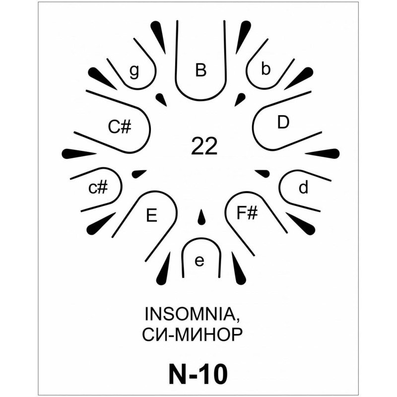 GLUKOFF_ON Insomnia 30 - Барабан язычковый Глюкофон