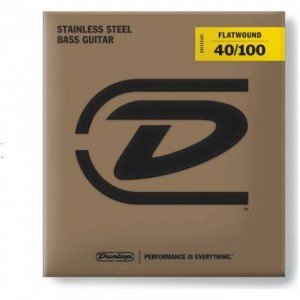 DUNLOP BASS FLATWND LG SCALE 40/100-4/SET DBFS40100 - Струны Данлоп DUNLOP BASS FLATWND LG SCALE 40/100-4/SET DBFS40100 - Струны Данлоп